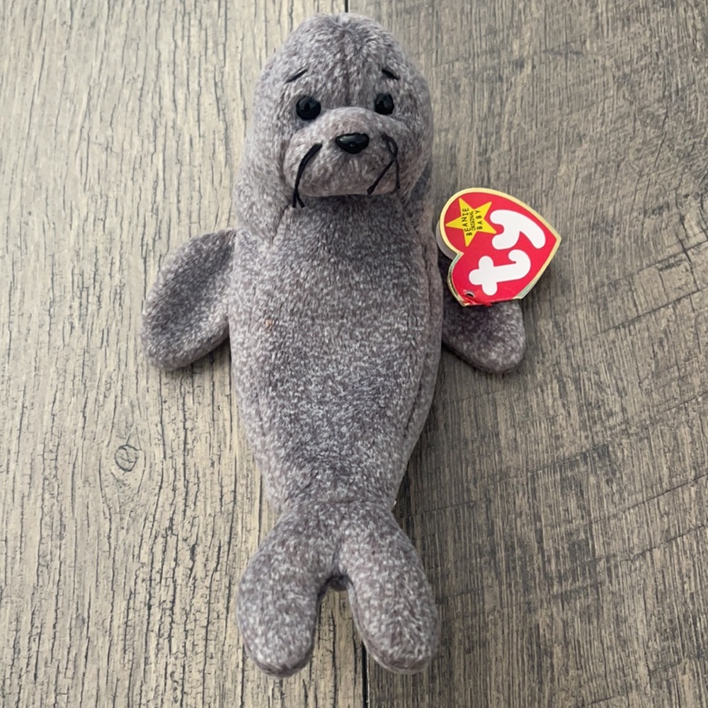 Ty Beanie Babies Slippery The Seal